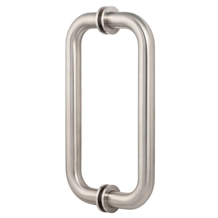 SURE-LOC HARDWARE Sure-Loc Hardware Shower Door Handle, C Shape, 2-Sided, Satin Stainless SHR-1 32D